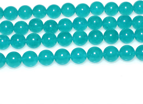MJDCB Best Sellers Amazonite Color Jade Stone Round Loose Stone Beads DIY for Jewelry Bracelet Making (4mm)...