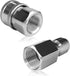 2 Sets NPT 3/8 Inch Pressure Washer Quick Connect Kit, Stainless Steel Male And Female Quick Connect Pressure Washer Fittings Pressure Washer Adap...