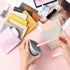 MAQUITA 15 Pcs Lambskin Small Makeup Bag Waterproof Leather Pocket Cosmetic Bag No Zipper Self Closing Small Cosmetic Bag Cosmetic Pouch Travel St...