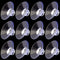 ANCIRS 30 Pack 30mm Suction Cups for Glass Table Tops, Rubber Transparent Anti-Collision Sucker Pad Without Hooks for Home Decoration...