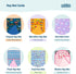 Wildkin Kids Cotton Nap Mat Cover – Soft, Sewn-in Flap, Durable & Fits 1.5" Vinyl Sleep Mats - Unicorn...