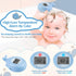 Baby Bath Thermometer, Whale Bath Thermometer Baby Safety, BPA-Free Bath Tub Thermometer, Temp Warning Water Thermometer & Room Thermometer, Bath ...