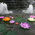 ifundom 5Pcs Lily Pads for Ponds, Artificial Lotus- Water Lily Pads Leaves & Floating Foam Lotuses for Garden Fish Pond Aquarium Pool Wedding Deco...
