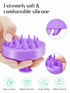 HEETA Scalp Massager Hair Growth, Soft Silicone Scalp Scrubber Shampoo Brush for Exfoliation, Dandruff Removal Head Massage Stress Relax, Wet & Dr...