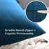 MIULEE Pack of 2 Decorative Outdoor Solid Waterproof Throw Pillow Covers Faux Linen Garden Farmhouse Coastal Cushion Cases for Summer Patio Tent B...