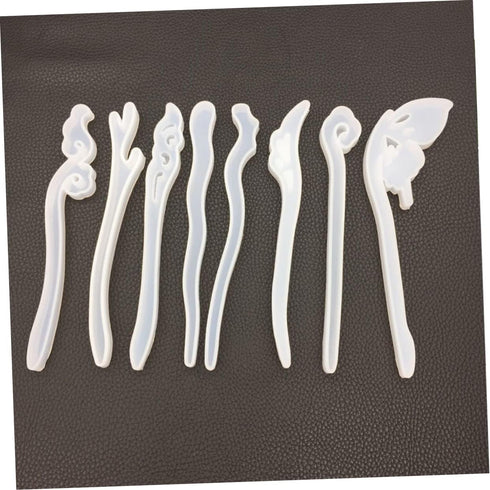 EXCEART 8pcs Bun Mold Resin Tools Resin Kit Epoxy Crystal Resin DIY Crafts Making Mold Crystal Pendants Resin Crafts Making Tool De Resina Hand Mo...