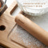 Bamber Mini Wood Rolling Pin for Baking Small Wooden Rolling Dowel Stick Dough Roller for Kids, 11'' by 1.2''...