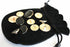 10PCS Clothes Button - Fashion Black Glazed Metal Button Set Sewing Button for Blazer, Coat, Uniform, Shirt, Suit and Jacket (15mm)...