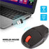 Ergonomic Wireless Mouse, Cool Iron Man Mouse 2.4G Portable Mobile Computer Mouse with USB Nano Receiver for Notebook, PC, Laptop, Computer, MacBo...