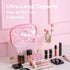 Cosmetic Big Makeup Bag Cosmetic Bag Travel Carrying Case Kitty Cat Toiletry Bag Lady Gift Valentine's Day Gift (HappyTime-3PCS) (HB-000)...