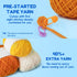 Mocoosy 3PCS Animal Crochet Kit for Beginners, Learn to Crochet Starter Kit for Kids Adults, Crochet Set with Step-by-Step Video Tutorials, DIY Kn...