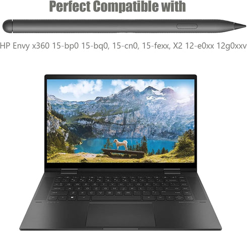 DQ100 Rechargeable MPP 2.0 Tilt Pen Compatible with HP Rechargeable MPP 2.0 Tilt Pen (3J122AA) Compatible for HP Envy x360 Stylus Pen for HP Envy ...