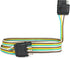 ABN Trailer Wire Extension, 4ft, 4-Way 4-Pin Plug Flat 20 Gauge – Hitch Light Trailer Wiring Harness Extender...