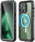 iPhone 14 Pro Max Waterproof Case-Full Body Protection, Built-in Scratch Resistant & Anti-Fingerprint Screen Protector, Wireless Charging, Dust, D...