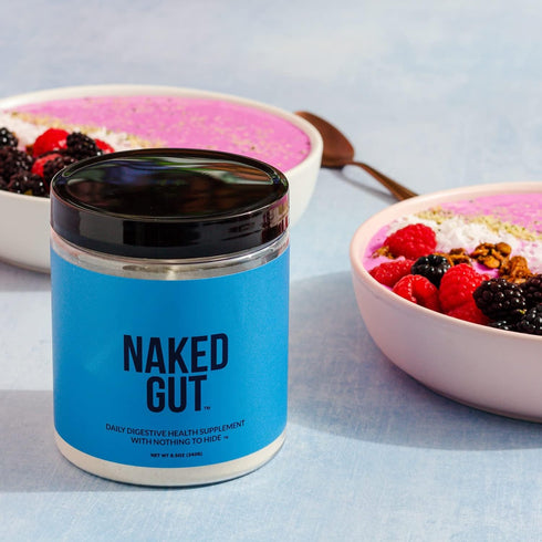 NAKED Gut - Daily Gut Health Supplement - Natural Gut Health Powder for Gut Cleanse, Digestive Support, GMO-Free, Soy-Free, Gluten-Free, Vegan and...