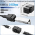 USB C Keystone Jack, Traovien USB 3.1 Type-C Connector Keystone Insert Female to Female, Coupler Type for Wall Plate Outlet Panel-Black(1pcs)...
