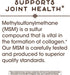 Nature's Way MSM 1000 mg - Joint Health Supplement* - With Methylsulfonylmethane - Gluten-Free & Vegan - 200 Tablets...