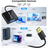 FOINNEX HDMI to VGA Adapter, HDMI to VGA Converter HDMI Male to VGA Female Adaptador for Computer, Desktop, Laptop, PC, Monitor, Projector, HDTV, ...