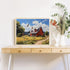 DVWIVGY 5D Diamond Painting Kits by Number for Adults Red Barn Farm House Diamond Art Full Round Drill Crystal Rhinestone Embroidery Craft Kits fo...