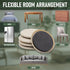 Heavy Duty Furniture Moving System with Lifter Tool and 4 Sliders - Easy Furniture Moving and Lifting Set - Safe for Hardwood Floors and Carpet - ...