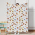 Baby Sports Blankets for Boys Flannel American Football Baseball Basketball Soft Swaddle Blankets Sports Lovers Gift Receiving Blankets Nursery Cr...