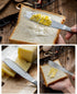 Butter Knife,Butter Cutter Slicer Stainless Steel Butter Knife Spreader,3 In 1 Multi Function Cheese Knife Easy Spread Butter Curler Knife For Col...