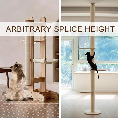 ChengFu Cat Scratching Post Replacement M10 Screws?M10 and M8 Screws for Cat Scratching Post with Allen Wrench 4PCS Threaded Bolt and 4PCS Screws,...