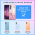 Likiyami (3in1 for Samsung Galaxy A32 5G Case for Women Girls Glitter Girly Cute Bling Flowers Phone Cases with Ring Stand Unique Design Sparkle F...