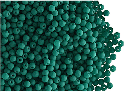 SCARA 0.35 ounce (10g) Czech Glass Round Beads 0.08 inches (2mm), Dark NEON (UV Active) Glass beads for Jewelry and Bracelets Making, Beads for Br...
