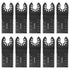 10 pcs Wood Universal Quick Release Saw Blades 1-3/8" Oscillating Multitool Blade Compatible with Fein Multimaster, Dremel Multi-Max, Dewalt, Craf...