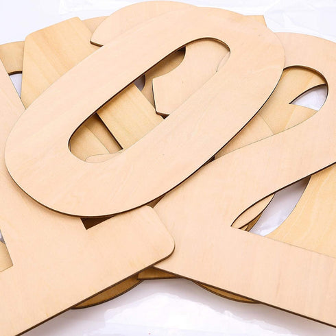 Savita 12 Inch Blank Wooden Number 5 Unfinished Wood Slices Sign Board for DIY Craft Projects Home Sign Wall Birthday Wedding Party Decoration (5)...