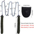 Pocket Chainsaw with Paracord Handle, Folding Chain Hand Saw, Emergency Outdoor Survival Gear for Camping, Hunting, Hiking, Cutting Wood & Tree (A...