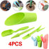 4 Pcs Pink Set Mini Garden Soil Spoon Plastic Planting/Transplanting Garden Tool Set Indoor Mini Garden Plant Care Shovel Soil Cup Bucket Shovel T...