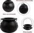 DIYASY Mini Plastic Cauldron,12 Pcs Witch Calderon Pot Black Buckets with Handle for Kids Halloween Candy St. Patrick's Coins Holder & Party Favor...