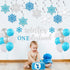 Snowflake Swirls Decoration Party Snowflake Christmas Hanging Swirls Winter Party Ceiling Decorations Blue White Silver Snowflake Garland for New ...