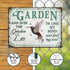 Wander Prints Birthday Gardener Gift for women, men Mom, Dad, Grandma, Grandpa Who Love Garden -Christmas House Warming Gift Hummingbird Metal Sig...