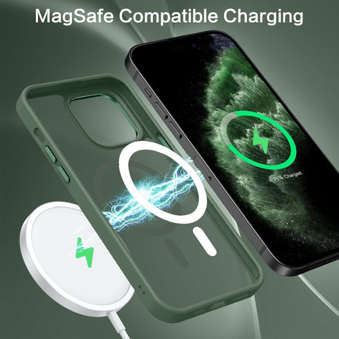 Telaso iPhone 14 Pro Max Case, iPhone 14 Pro Max Phone Case Compatible with Magsafe Translucent Matte Slim Anti-Scratch Military Grade Protective ...
