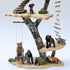 Gemini&Genius King Kong Toys, Safari Animal Toys Gorilla Family Figurines, Wildlife World Action Figure, Backyards Garden Flowerpot Room Decoratio...