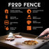 Food Fence by Griddle buddy, Flat Top Grill Blocks Food from Falling, Universal Fit for All Black Stone Flat Top Griddle & Other Grill (1 PCS)...