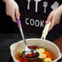 Berglander Cooking Ladle, Stainless Steel Rainbow Handle Soup Ladle Soup Spoon With Titanium Plating, Metal Ladle For Cooking, Colorful Handle Kit...