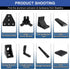 4Set T-Track Intersection kit Blue for Woodworking, Universal Aluminum T Tracks Tool Accessories...