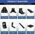 8pcs 2020 3-Way Corner Cube 2020 Extrusion Hardware T-Slot V-Slot Accessories with Screws and Nuts for 2020 Aluminum Extrusion Connector 3D Printe...