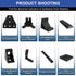 24pcs 2020 Aluminum Extrusion Connector Corner Bracket Joining 2020 Hardware T-Slotted Accessories V-Slot with Screws for 8020 Aluminum Profile 3D...