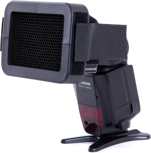 Movo 1/8" Honeycomb Quick Grid Camera Flash Attachment Accessory for Lighting Effects...