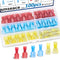 smseace 100Pcs Spade Connectors Kit 22-10AWG Male/Female wire Spade connectors Nylon Spade Quick Connect/Disconnect Connectors Electrical Spade Co...