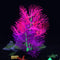 Fish Tank Decorations Aquarium Decorations Glowing Aquatic Plants Artificial Silicone Ornament with Glowing Effect for Fish Tank Landscape Decorat...