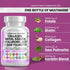Collagen Pills 1000mg Biotin 10000mcg Keratin Saw Palmetto 2500mg Hyaluronic Acid - Hair Skin and Nails Vitamins and DHT Blocker with Vitamin E Fo...