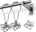 Set of 12 Octopus Shower Curtain Hooks Decorative Home Bathroom Squid Sea Creature Beast Stainless Steel Rustproof Brushed Nickel Rings with Octop...