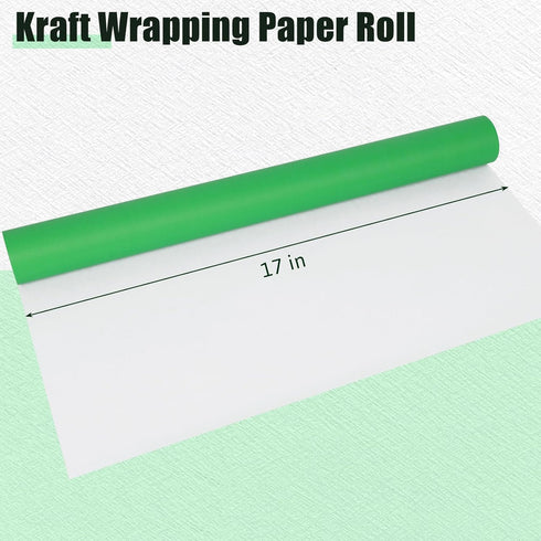 Shindel Dark Green Wrapping Paper Roll, 32.8Ft. Kraft Paper for Packing Gift Wrapping Parcel Wall Art Crafts Bulletin Boards Wedding Birthday...