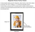 Magnetic Polaroid Picture Frame 2.5 * 3.5", Instax Mini Frame Photo Magnets, Min Photo Sleeve Pocket for Fridge, Wallet Size Picture Frame, Black-...